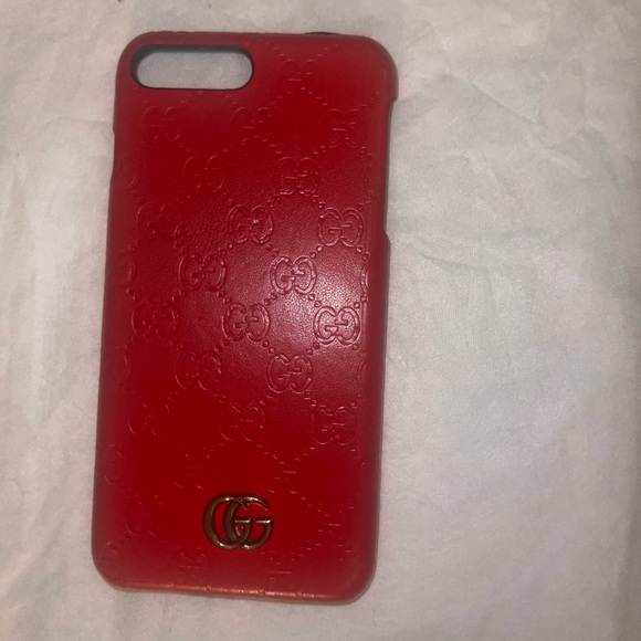 G red mono iPhone 7 Plus phone case